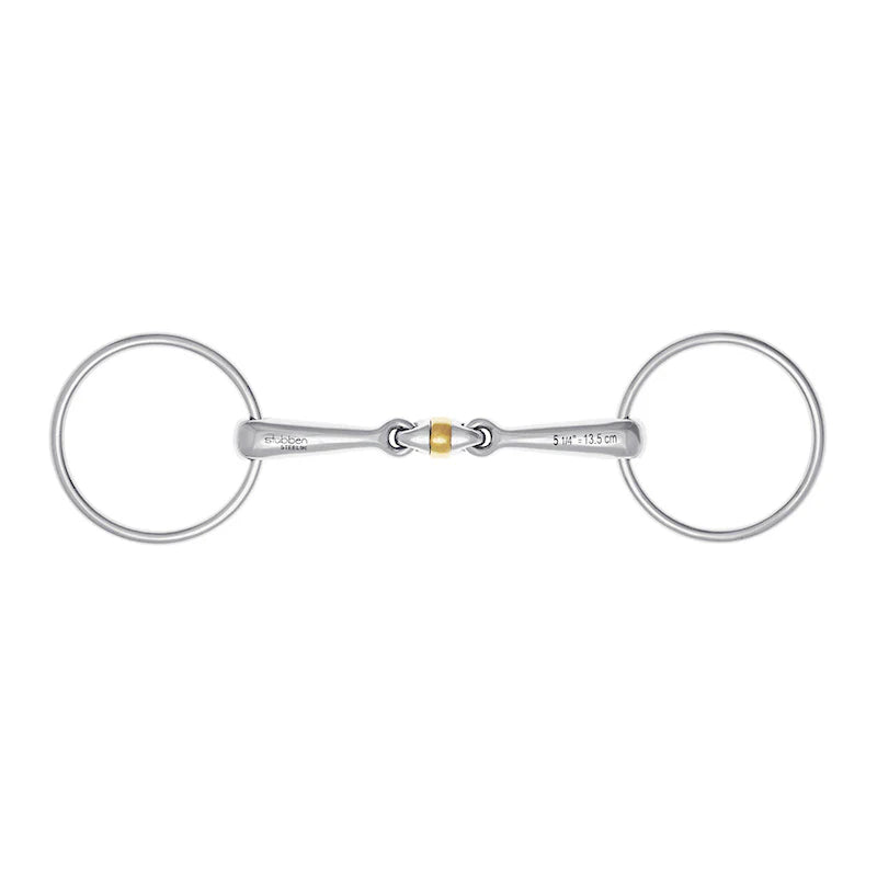 Gebiss 2421 Easy Control Soft-Roll Trense Stubben 13,5 cm / 16 mm