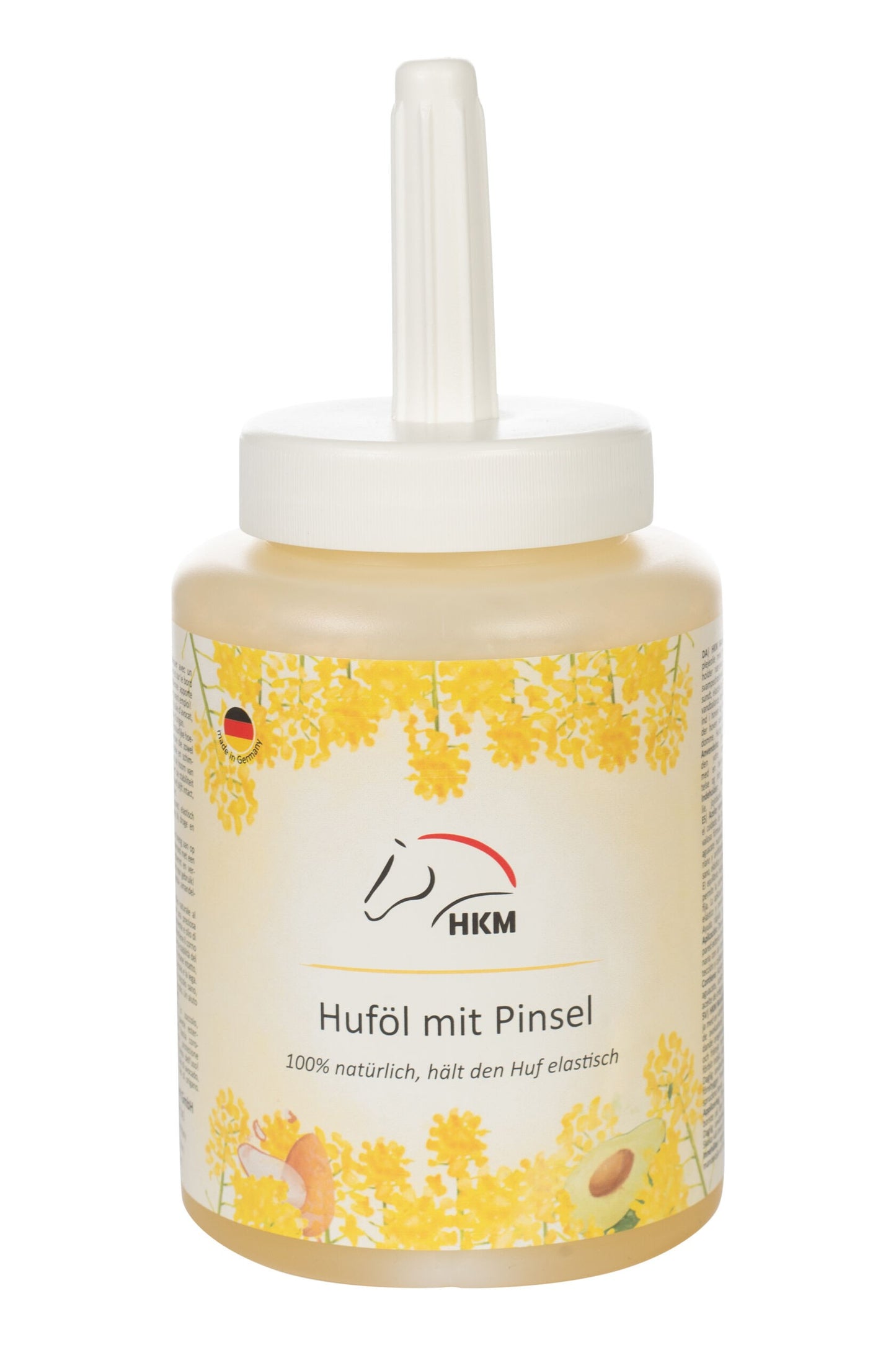 Huile naturelle en bouteille avec pinceau, 450 ml