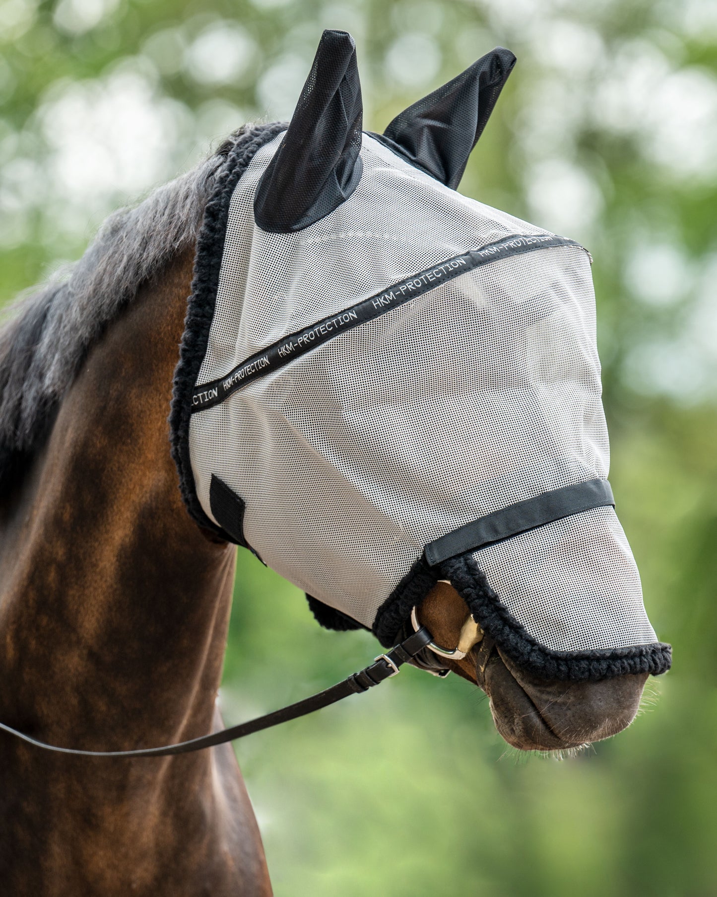 Masque anti-mouches avec protection nasale