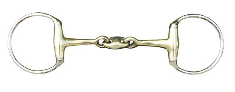 mors double brisure + pastille 16 mm + argentan