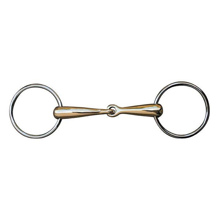 Mors 16mm maillechort anneaux inox
