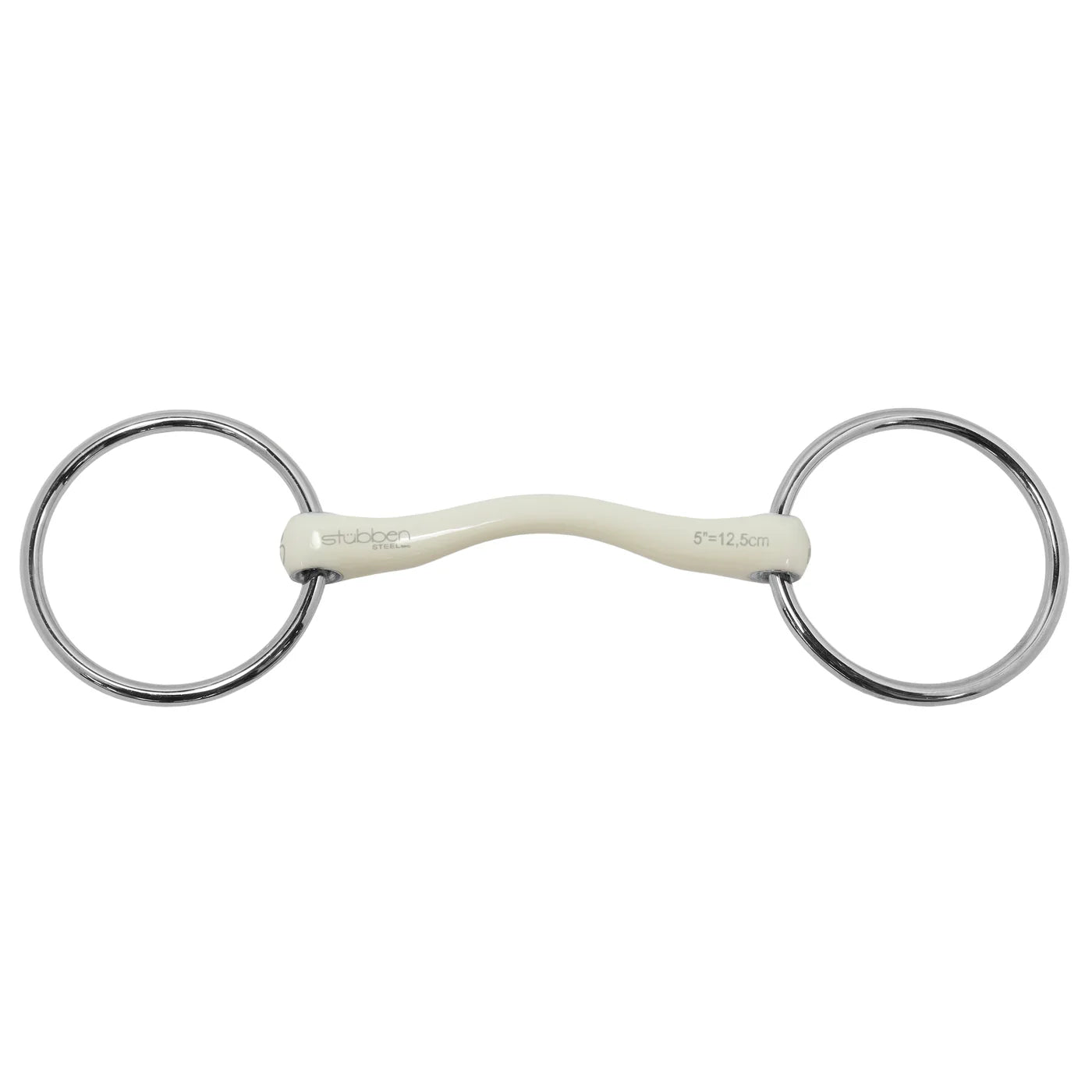 Mors à anneaux Fine Line Flex Stubben 13,5 / 16 mm
