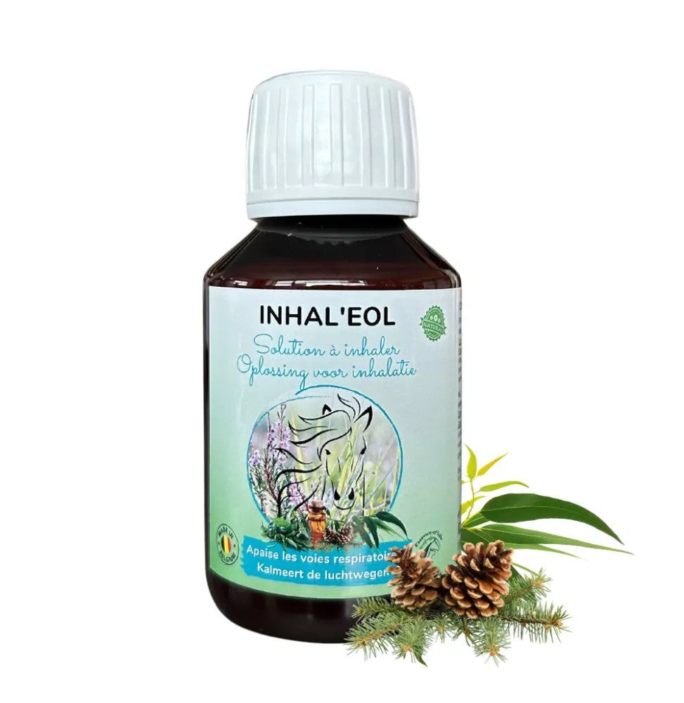 Inhal'eol - Solution d'inhalation naturelle pour chevaux 100ML