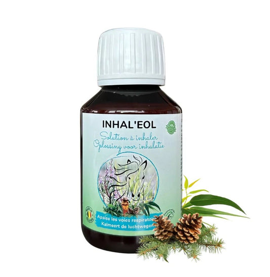 Inhal'eol - Solution d'inhalation naturelle pour chevaux 100ML