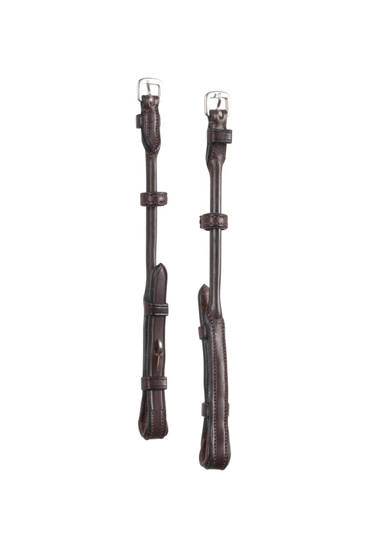 Round Cheeckpieces French Hooks Organic Tanned - Brown Montar