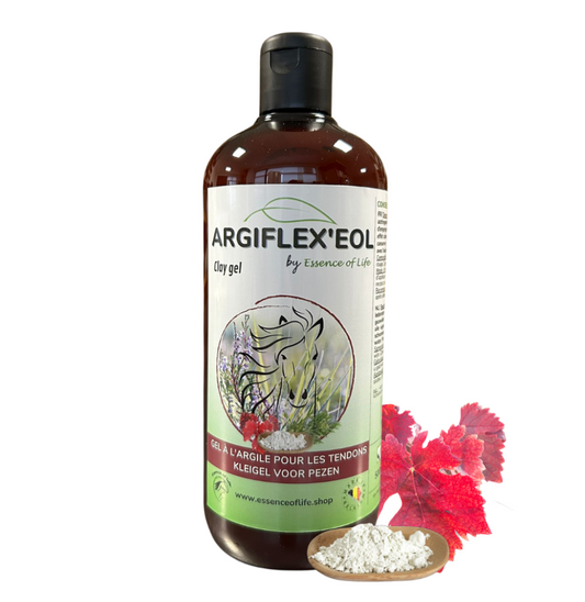 Argiflex'eol - Gel à l'Argile Blanche pour les tendons des chevaux 500ML