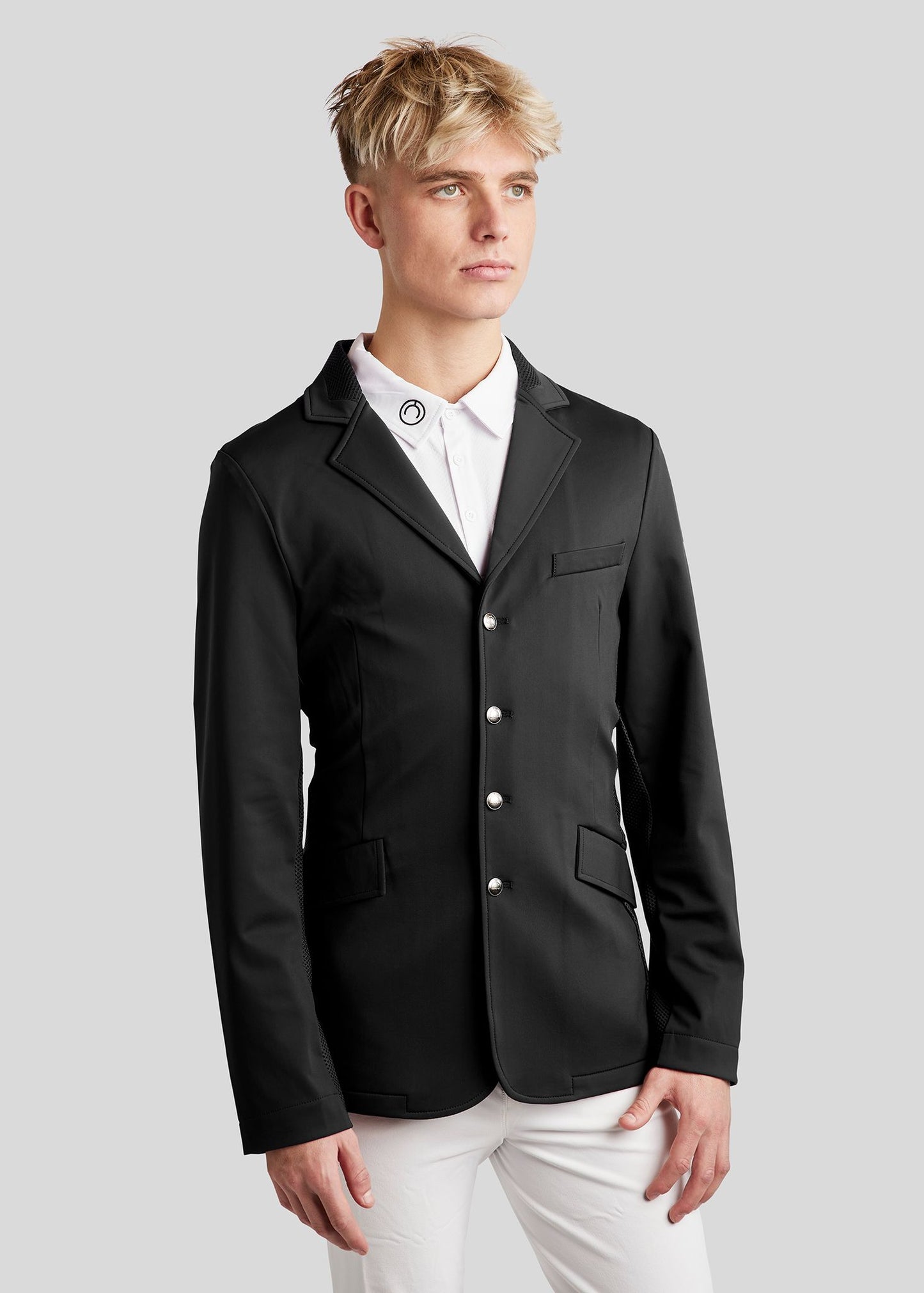 MoBob mens competition jacket with mesh black Montar