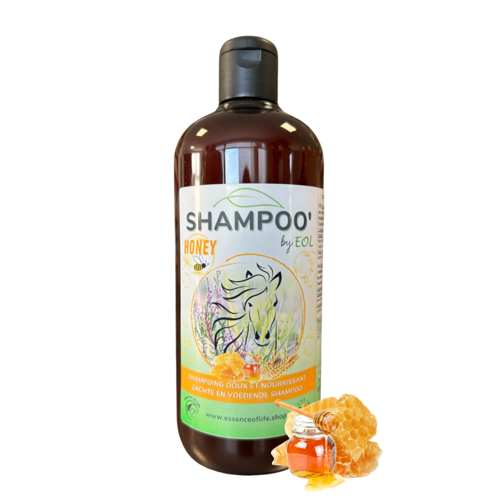 Shampoo' HONEY - Shampoing doux & nourrissant au miel pour chevaux 500ML